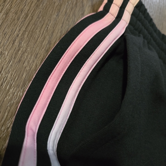 Adidas Girls Joggers Athletic Sweat Pants Black‎ NWT Size 14/16 Large - Picture 4 of 8